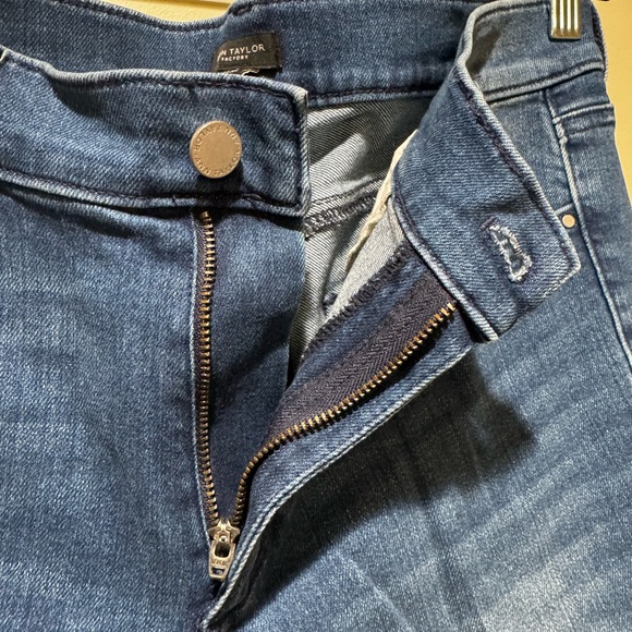 Ann Taylor Factory Stitched Hem Jeans - Picture 8 of 12